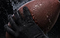 Water proof cold weather Football glove